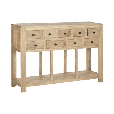 Console Home ESPRIT bois mindi 120 x 30 x 80 cm