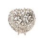 Candleholder Home ESPRIT Silver Aluminium 20 x 20 x 18 cm