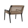 Siège Home ESPRIT Noir Teck Fibre synthétique 65 X 62 X 72 CM