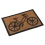 Paillasson Versa Bicyclette Noir Fibres de coco 40 x 2 x 60 cm