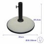 Marbueno Round Umbrella Base Cement 36x29.5 cm 11KG White Garden, Pool, Terrace 10445