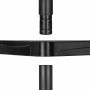 Marbueno Shelf 5 Shelves Black Plastic 61x31x171 cm Garden 10538