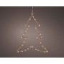 Décorations de Noël Lumineo Doré Métal 34 x 46 cm