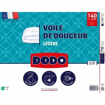 Remplissage de couette DODO VOILE DE DOUCEUR Blanc 100 g/m² 140 x 200 cm