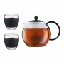 Tea Set Bodum CHAMBORD Black 1 L
