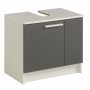 Under Sink Cabinet Versa White Grey Wood Melamin 59 x 38 x 53,5 cm