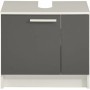 Under Sink Cabinet Versa White Grey Wood Melamin 59 x 38 x 53,5 cm
