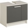 Under Sink Cabinet Versa White Grey Wood Melamin 59 x 38 x 53,5 cm