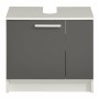 Under Sink Cabinet Versa White Grey Wood Melamin 59 x 38 x 53,5 cm