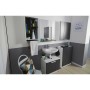 Under Sink Cabinet Versa White Grey Wood Melamin 59 x 38 x 53,5 cm