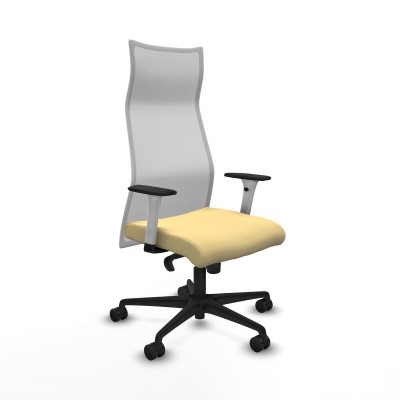 Chaise de Bureau Piqueras y Crespo B1B036N Crème