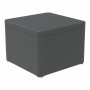 Table Set with 2 Armchairs Shaf Anthracite 57 X 57 X 42 CM (3 Pieces)