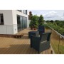 Table Set with 2 Armchairs Shaf Anthracite 57 X 57 X 42 CM (3 Pieces)