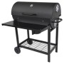 Coal Barbecue with Cover and Wheels Fieldmann FZG 1007 Black