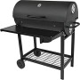 Coal Barbecue with Cover and Wheels Fieldmann FZG 1007 Black