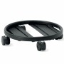 Support à roulettes pour pots de fleurs Garden ID Noir Métal 35 cm