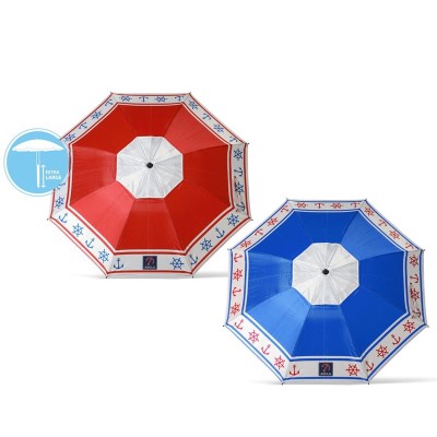 Parasol de plage Ø 180 cm SPF50+ Ancre