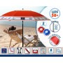 Parasol de plage Ø 180 cm SPF50+ Ancre