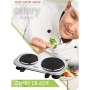 Electric Hot Plate Adler CR 6511 Black Steel 2500 W