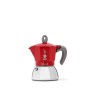 Cafetière Italienne Bialetti Moka Induction Noir Acier inoxydable Aluminium 200 ml 4 Tasses