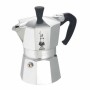 Italian Coffee Pot Bialetti Moka Aluminium 550 ml 9 Cups Silver