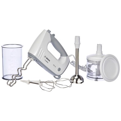Mixeur Manuel Multifonction avec Accessoires BOSCH MFQ36480 Blanc Gris 450 W