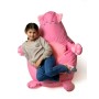 Pouf GO GIFT Rose Oxford Chat 105 x 80 cm