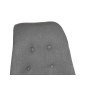 Chaise de Salle à Manger DKD Home Decor Polyester Gris foncé Chêne (48 x 44 x 84 cm)