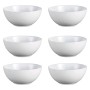 Set of bowls Luminarc Diwali White Glass (18 cm) (6 pcs)