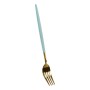 Cutlery set DKD Home Decor Green Golden Stainless steel 1,5 x 0,5 x 22,3 cm 16 Pieces