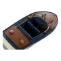 Vehicle DKD Home Decor Ornamental Blue Metal Boat Vintage 31,5 x 14 x 13 cm (2 Units)