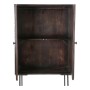 Sideboard DKD Home Decor Black Dark brown Metal Mango wood 84 x 43 x 153,5 cm