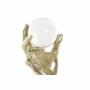 Decorative Figure DKD Home Decor Black Golden Hand 13,5 x 13,5 x 36 cm