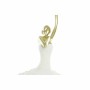 Figurine Décorative DKD Home Decor Blanc Doré Romantique Danseuse Classique 13,5 x 12,5 x 40 cm