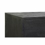 Sideboard DKD Home Decor Black Golden Mango wood 145 x 41 x 77 cm