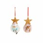 Hanging decoration DKD Home Decor Christmas Resin (2 pcs) (5.5 x 5 x 9 cm)
