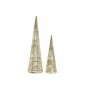Christmas bauble DKD Home Decor Rattan (2 pcs) (12 x 12 x 40 cm) (16 x 16 x 60 cm)