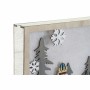 Décoration murale DKD Home Decor Casse-Noisette Bois MDF (2 pcs) (30 x 4.5 x 30 cm)