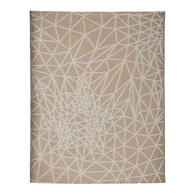 Tablecloth Kinvara White Beige Jacquard