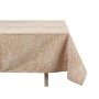 Tablecloth Kinvara White Beige Jacquard