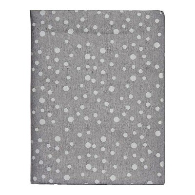 Tablecloth Kinvara BABEL GRIS 42 White Grey Jacquard