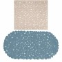 Bath rug DKD Home Decor PVC 2 Pieces