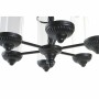 Candleholder DKD Home Decor Black Metal Crystal 53 x 53 x 52 cm