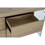 Buffet DKD Home Decor   Transparent Marron Clair Verre Bois MDF 160 x 45 x 80 cm