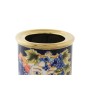 Vase DKD Home Decor Visage Porcelaine Bleu 11 x 11 x 25 cm Multicouleur