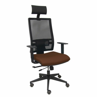 Chaise de Bureau avec Appui-tête Piqueras y Crespo B10CRPC Brun foncé