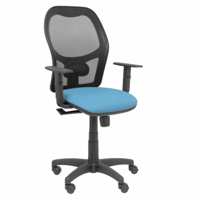 Chaise de Bureau Piqueras y Crespo 3B10CRN Bleu ciel Avec accoudoirs