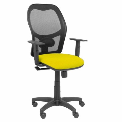 Chaise de Bureau Piqueras y Crespo 0B10CRN Jaune Avec accoudoirs