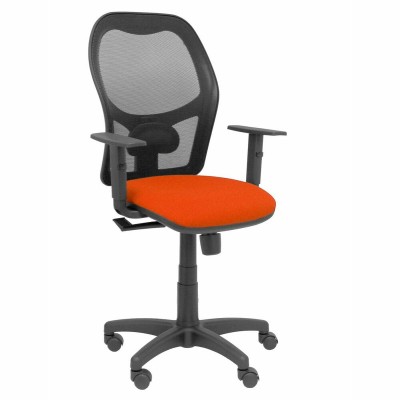 Chaise de Bureau Piqueras y Crespo 5B10CRN Orange Orange Foncé Avec accoudoirs