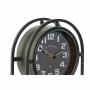 Table clock DKD Home Decor Crystal Black Iron (16.5 x 7 x 25 cm)